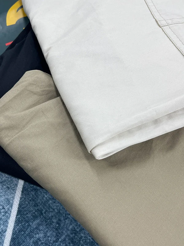 120 кг мужские весенне-летние легкие брюки-карго из 100% хлопка - американские винтажные свободные прямые однотонные повседневные брюки