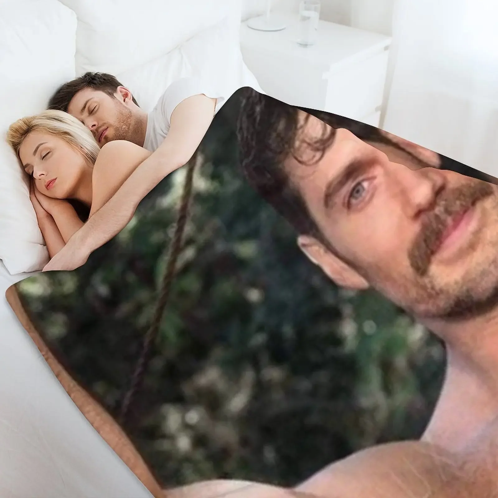 هنري كافيل رمي بطانية فاخرة بطانيات أريكة الزخرفية للطفل بطانيات هدية شخصية #4