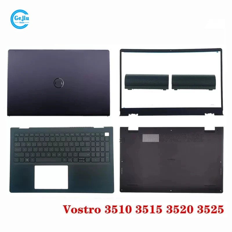 Casing Belakang LCD Laptop Asli Baru/Casing Bawah/Palmrest untuk DELL Vostro 3510 3515 3520 3525 0DWRHJ 0T4MT1 069MGR 0TPXKP 0XKC58