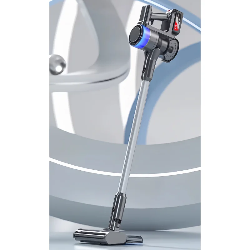 

100000RPM 25000PA Cordless Handheld Vacuum Cleaner Cyclone Durable 3 Modes HEPA Long Hose Spill Proof for Home Pet Brush