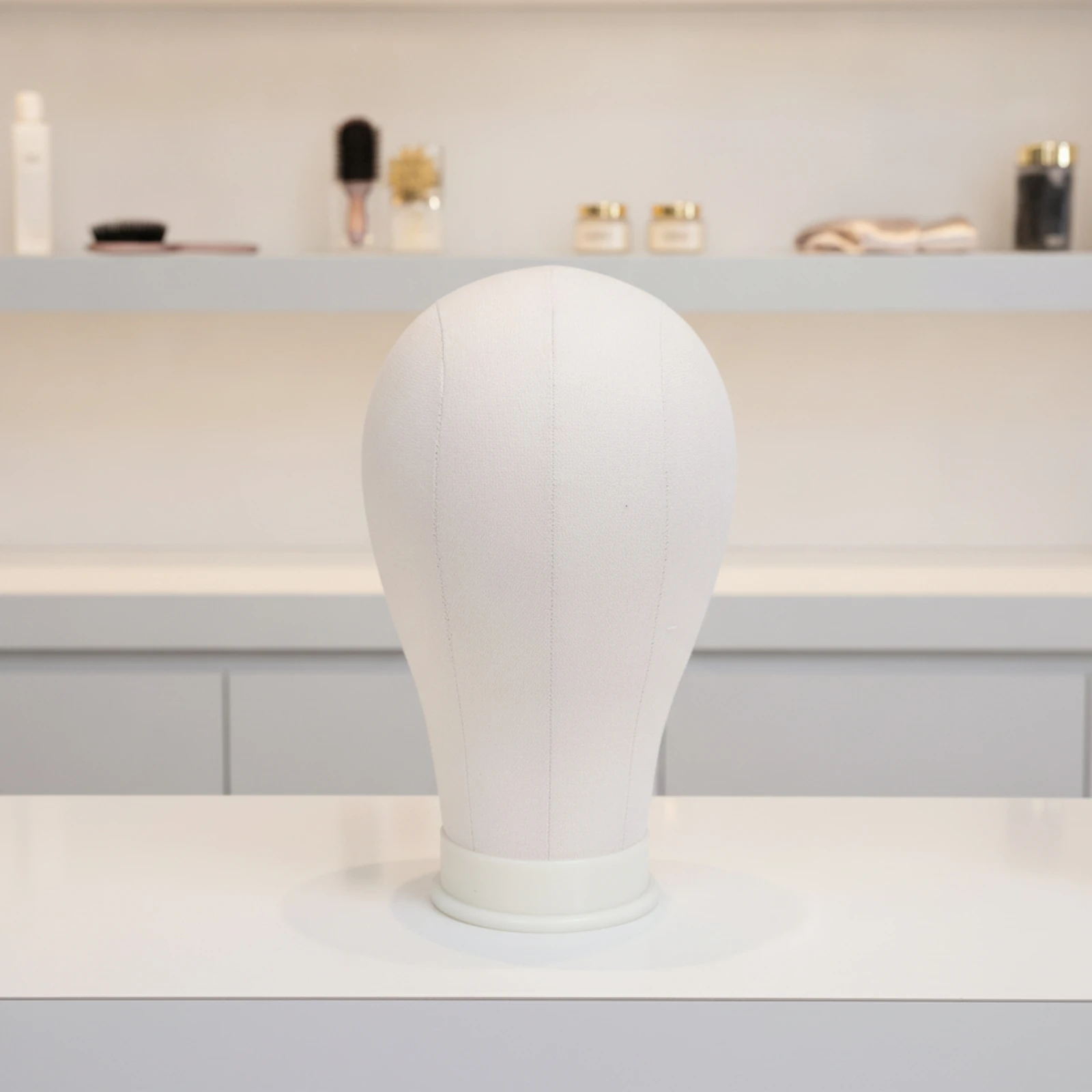 Hairpiece Display Head Professional Mannequin Head with Cloth Cover Sturdy Heavy-Duty for Hairstylists, Home Styling