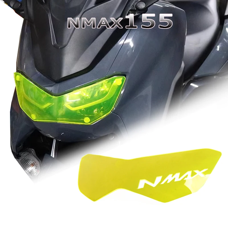 For YAMAHA NMAX155 NMAX N-MAX 155 2020 2021 2022 2023 Motorcycle Acrylic Headlight Guard Head Light Lens Cover Protector