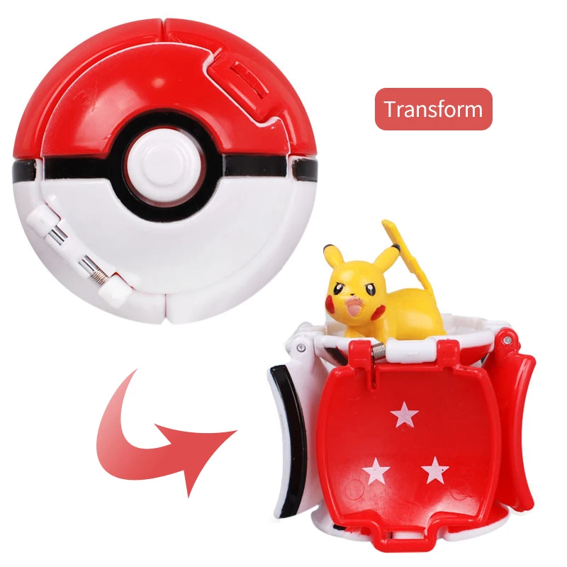 Pokemon Figure Ball Elf Pet Anime Action Doll Pikachu Charizard Mewtwo Bulbasaur Squirtle Mew Pokeball Monster go Toy Child Gift