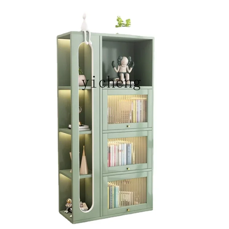 ZZ Zc Balcony Sun Protection Storage Bedroom Windows and Cabinets Bookshelf Bookcase Windowsill Storage Floor Cabinet
