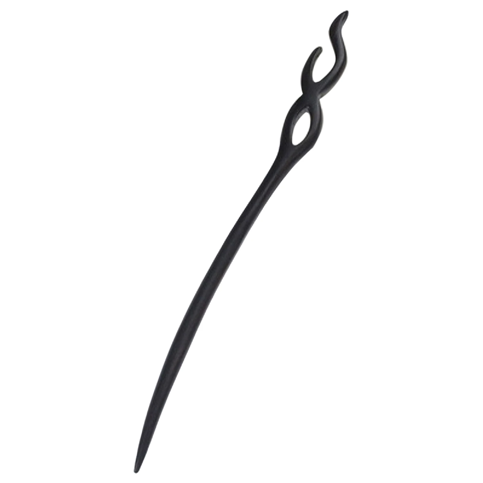 Einfache Holz Haarnadel Für Frauen Elegante Schwarz Sandelholz Haar Stick Mädchen Täglichen Leben Haar Zubehör Hanfu Hochsteckfrisur Haarnadel 1pc – Detail 1