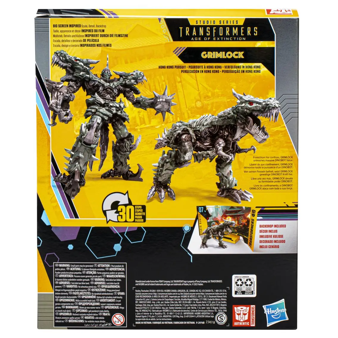 [In-stock] serie di Studio dei trasformatori della novità: Grimlock Bb07 Model Toy Anime Gift Action Figures spedizione gratuita Collect