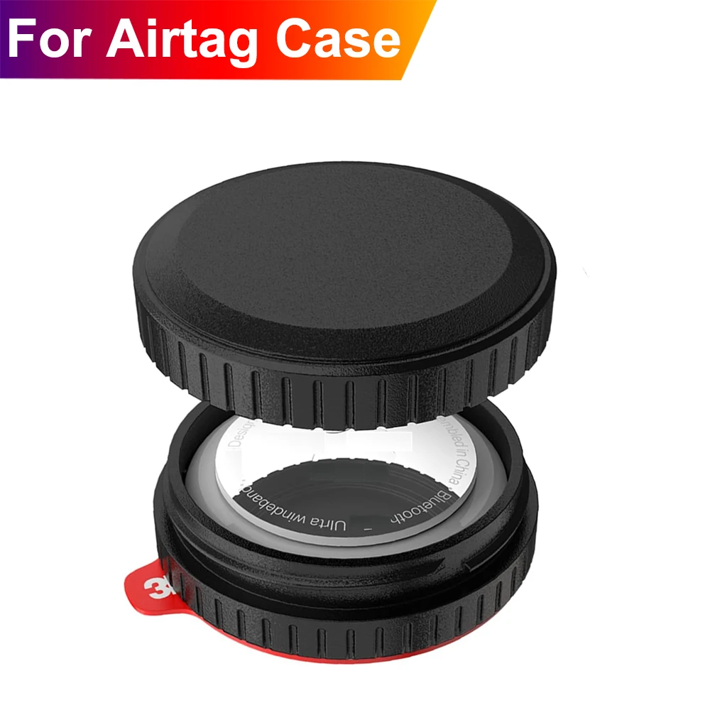 For Airtag Case GPS Tracker Holder with Adhesive Sticker Wallet Bike TV Remote Waterproof Holder For AirTags Case