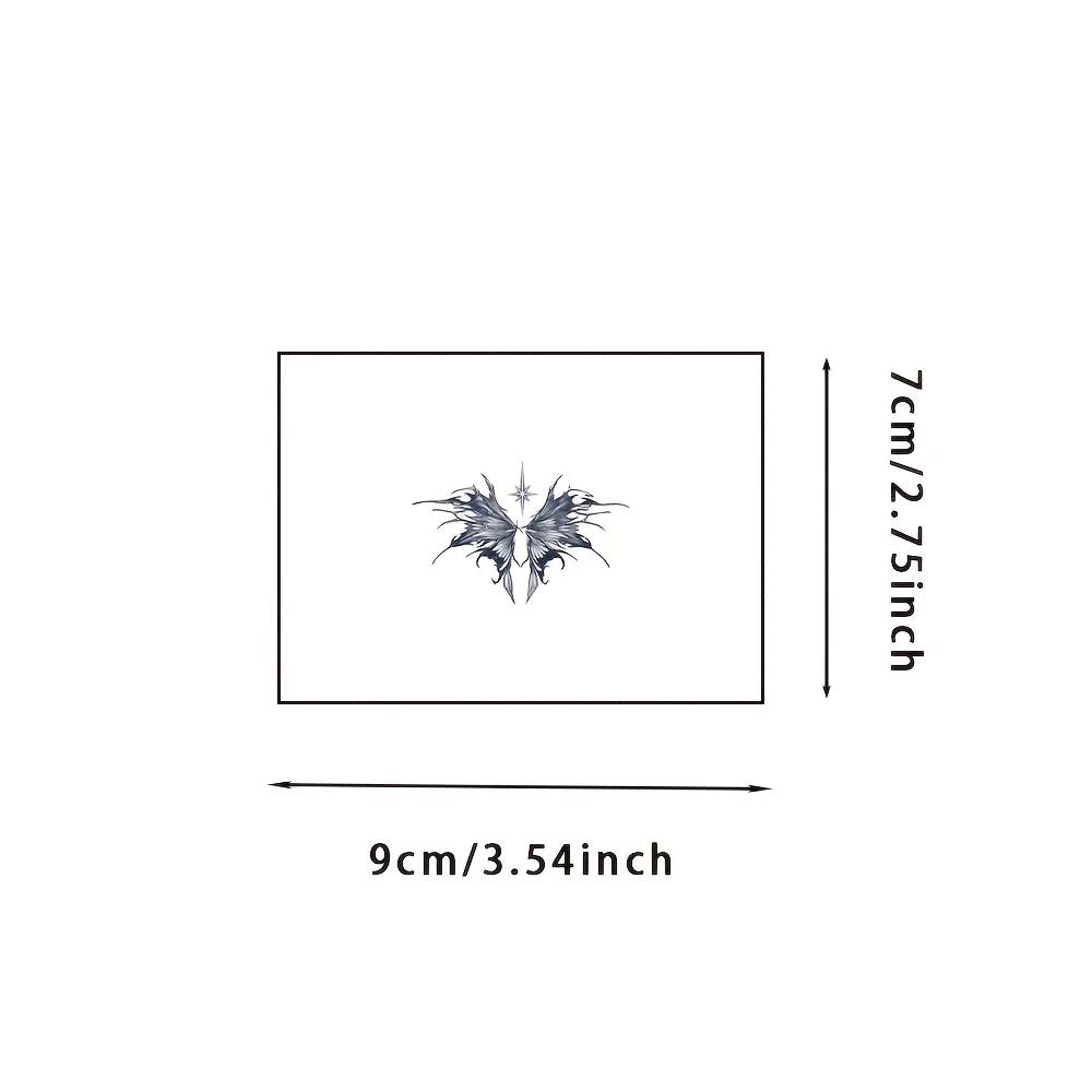 

6 herbal tattoo stickers, lasting 7 to 15 days, waterproof and wear-resistant, suitable for those who don't want to get a tattoo