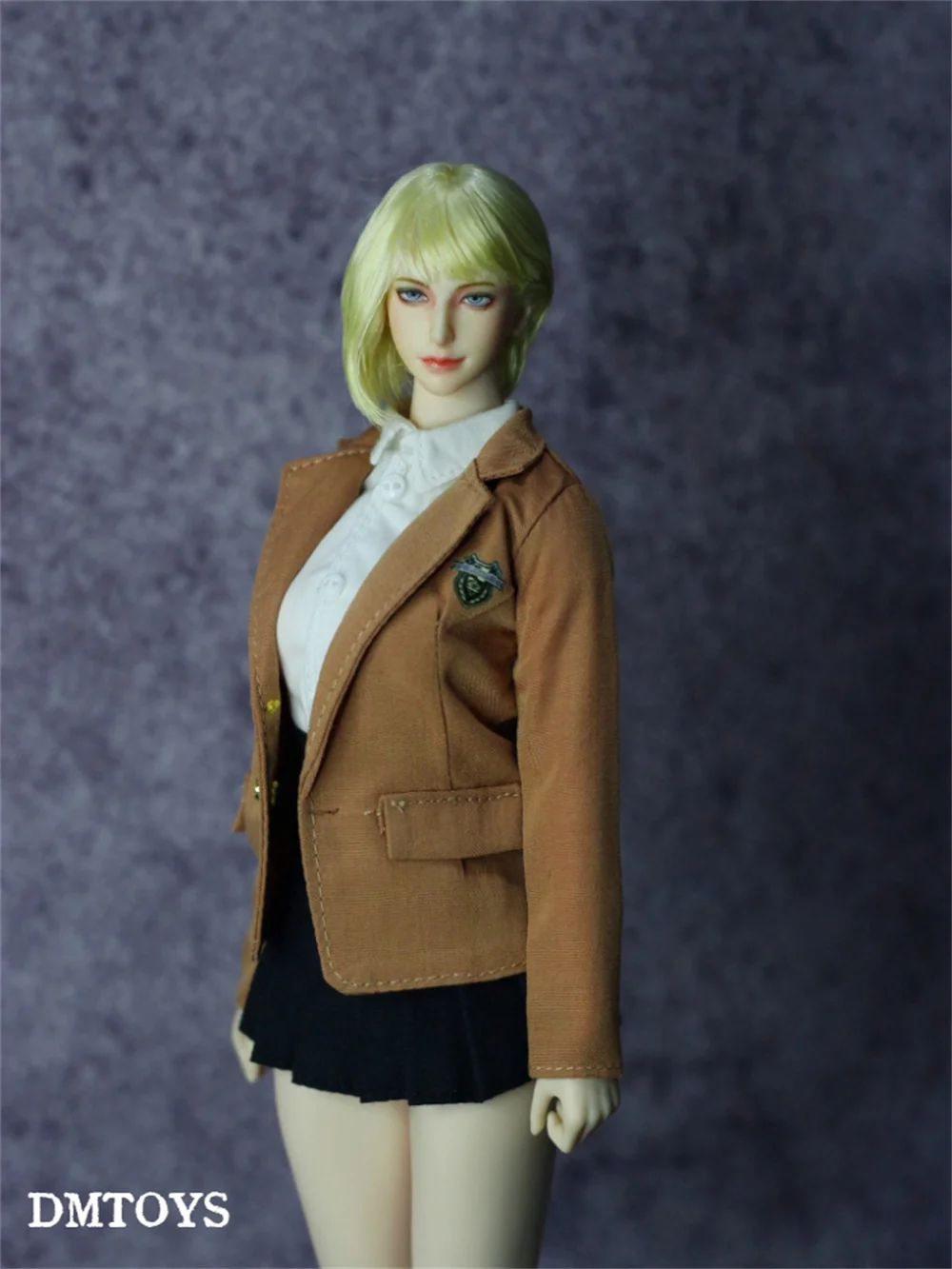 Meisje Student Jk Pak Outfit Jasje Dmtoys 1/6 Schaal Dameskleding Fit 12 ''Vrouwelijk Poppetje Ph Action Figure Body