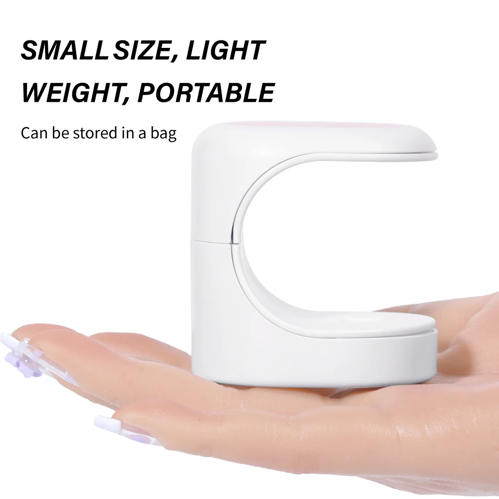 LINMANDA ジェルネイル用ミニ UV ライト UV ライト UV ネイルランプ ジェルネイル用プロフェッショナル UV ランプ ネイルアート用革新的なネイルドライヤー