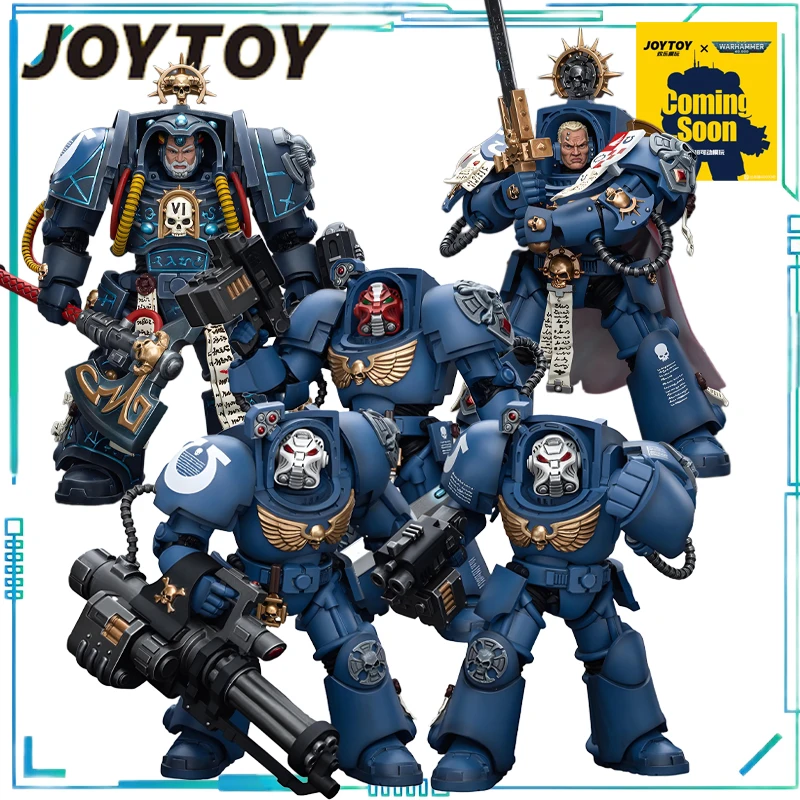 

JOYTOY Genuine JOYTOY X Warhammer 40K Series U Team Extreme Warrior Terminator Squad Terminator Deputy Company Commander Boy
