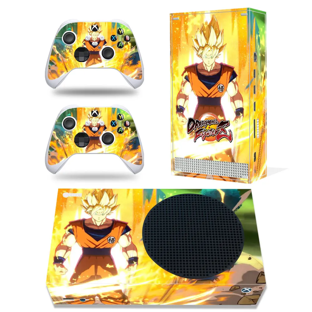 Dragon Ball Anime Skin Sticker decalcomania Cover per Xbox Series S Console e 2 controller Xbox Series S Skin Sticker Vinyl