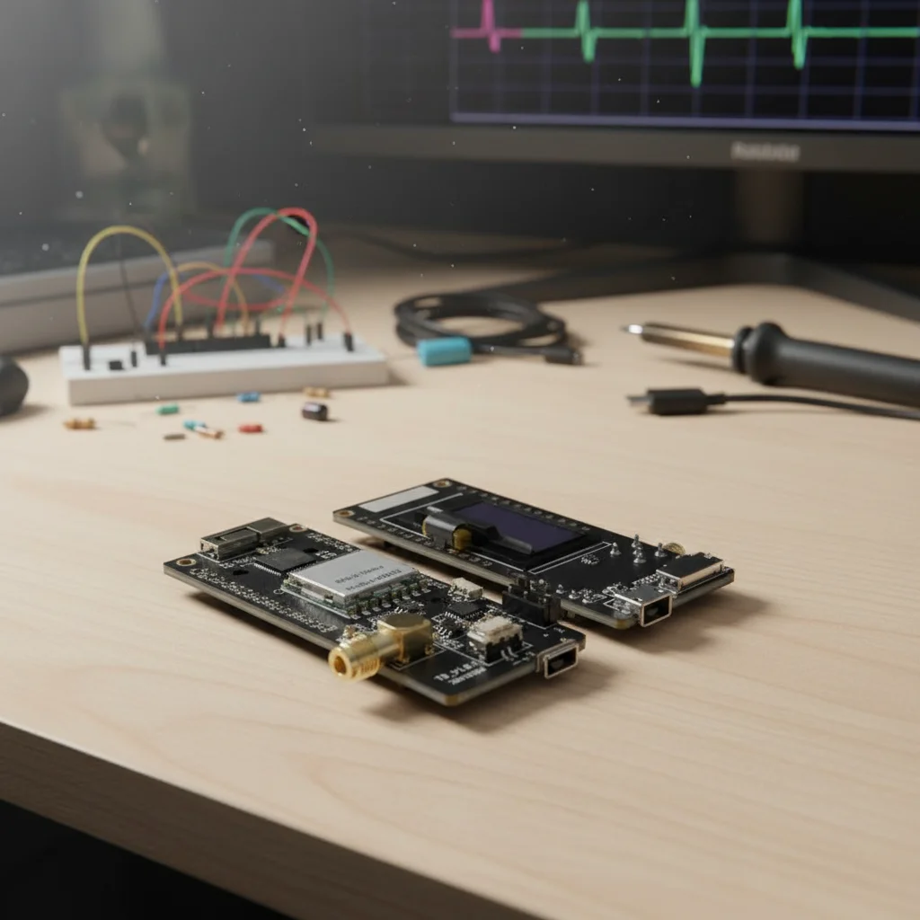 For LoRa 32 V2.1 868/915 Module For OLED For SD Card WIFI Wireless Module Low Voltage Detection Temperature Monitoring Sensors