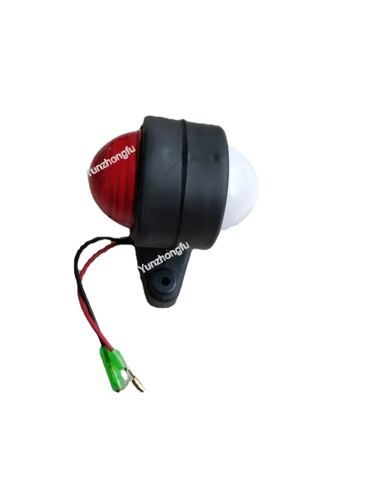 Crane Accessories Double Sided Red and White Two-color Warning Contour 24V Signal Light Double Head Counterweight Light