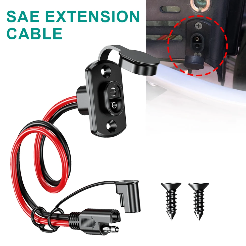 

Удлинительный кабель 12AWG SAE, 30 см, жгут быстрого разъема SAE, адаптер SAE, штекер к гнезду, кабель