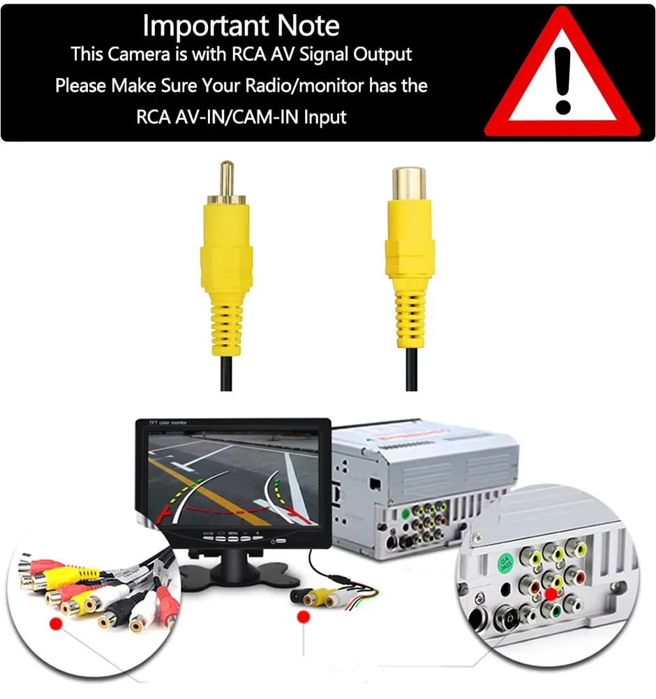Assist System Rear View Reverse Backup Camera   AHD CVBS 720P/1080P for Opel Astra H J Corsa D Meriva A Vectra C Zafira Insignia view 5