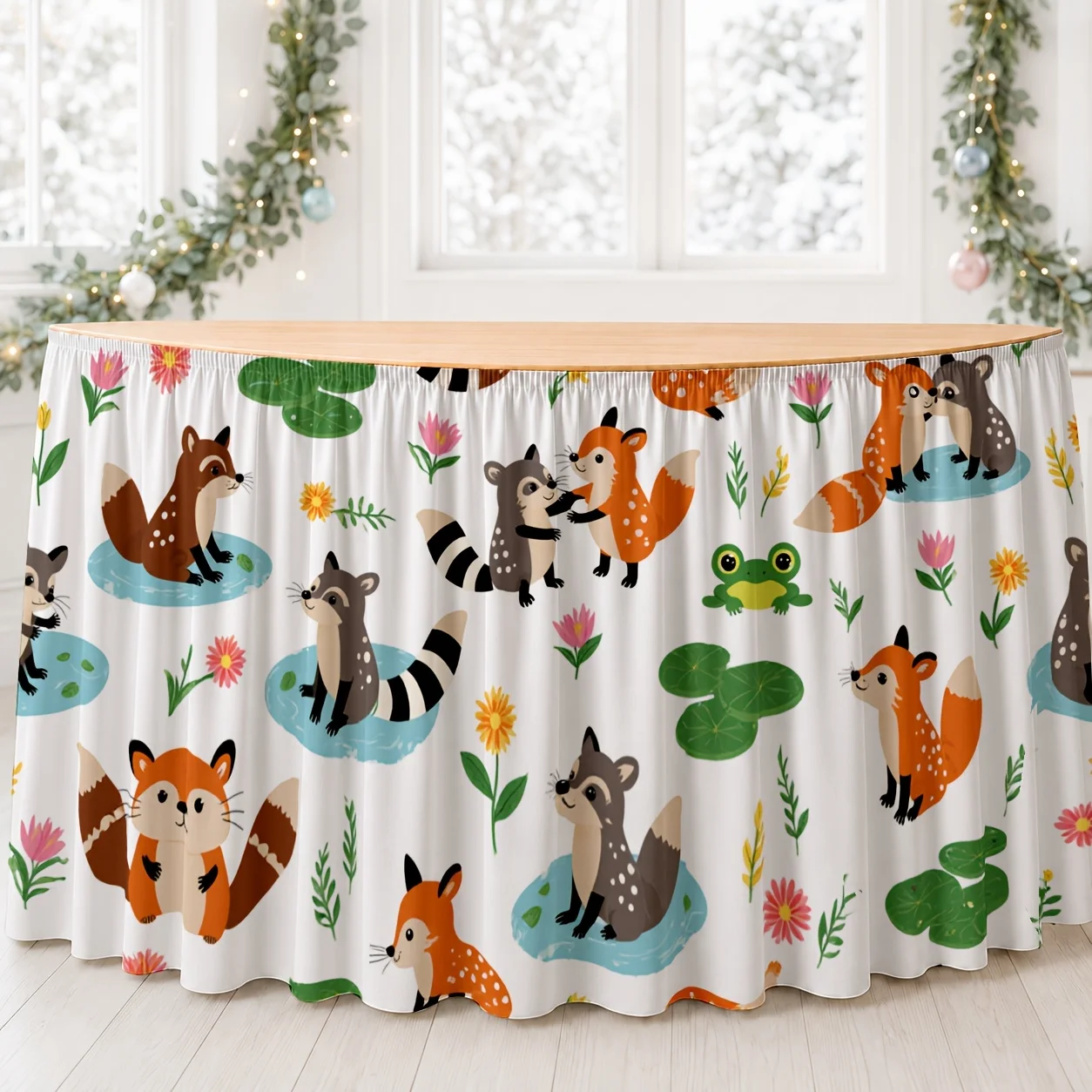 Suitable for birthday party decoration with a tabletop setup. Multiple sizes are available for selection. Durable.