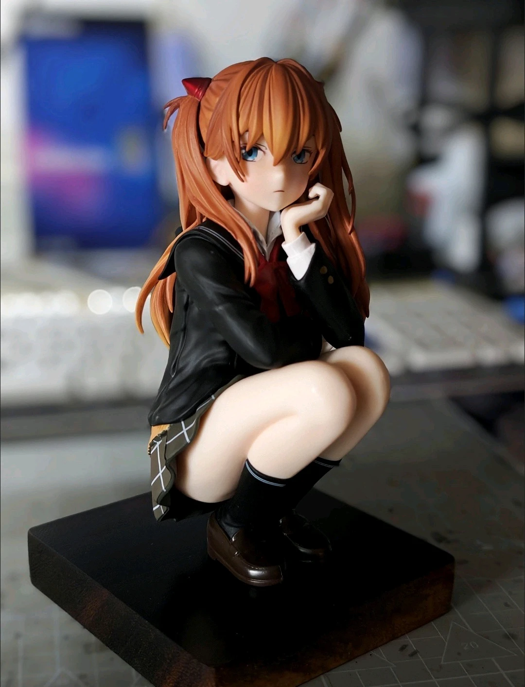 أسوكا لانغلي سوريو عمل الشكل كلية الرياح الجميلة فتاة شابة مجموعة حالة الكمبيوتر نموذج #2