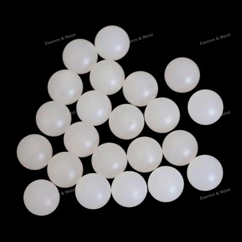 3-200pcs White Polypropylene PP Solid Bearing Ball 2mm-50mm Translucent Ball Suitable For Industrial And Medical Applications