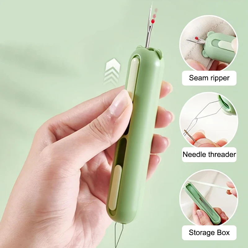 2‑In‑1 Multifunctional Sewing Tool Portable Needle Remover Thread Picker Guide Household Craft DIY Repair Accessory Supplies