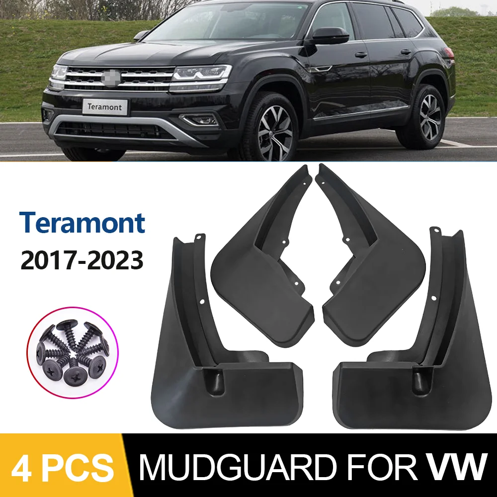 

Car Mudguards Auto Mud Flaps For Volkswagen vw Teramont 2017-2022 2023 Splash Guard Mudflaps Front Rear Fender Car Accessories