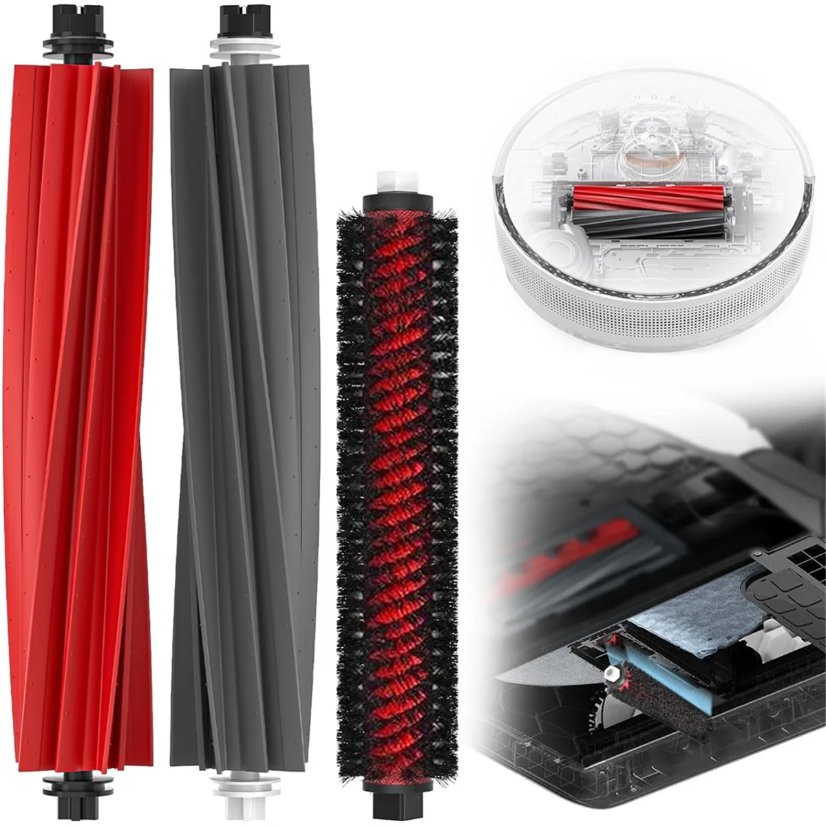 Top-rFor Roborock S8 Pro Aksesori Penyedot Debu Ultra Cadangan Pengganti Sikat Rol Utama