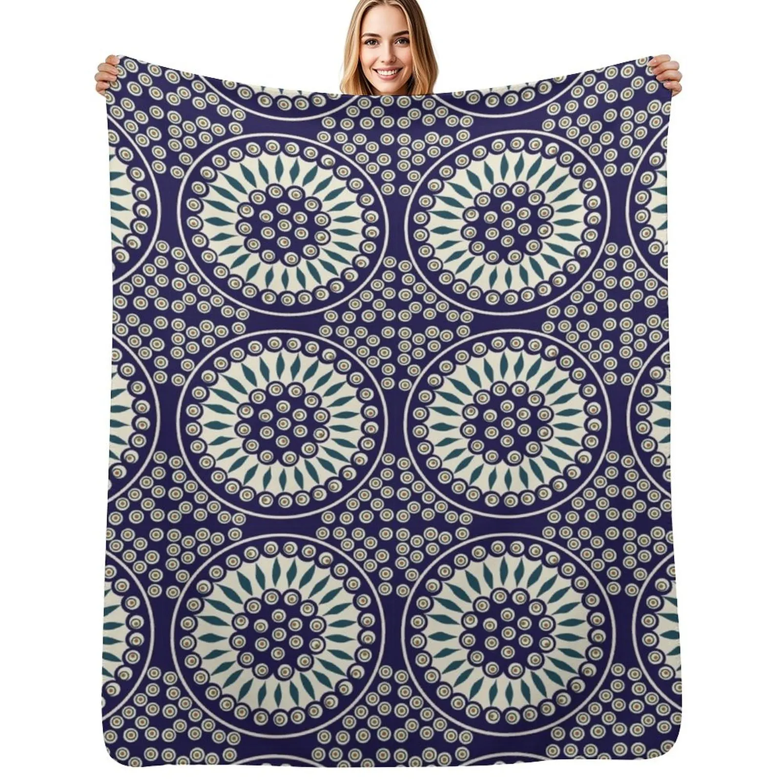 

Bolesawiec ceramics Throw Blanket Custom Beach Extra Large Throw warm winter Blankets