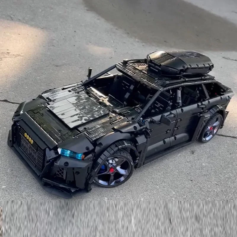 MOC التقنية الجديدة- 150275   Avant RS6 1:8 مقياس السيارات الخارقة سباق السيارات الرياضة نموذج اللبنات ألعاب تعليمية هدايا أعياد الميلاد