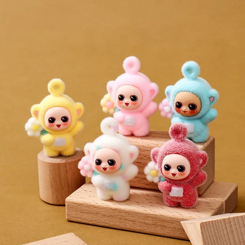 Cute Cartoon Teletubbies Series 8PCS Exquisite Model Toy Creativity Car Tabletop Toys Men and Women Birthday Gift - view 4