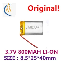 buy more will cheap  pn802540-800mah blackhead suction beauty instrument polymer battery wholesale 3.7V plus protection line