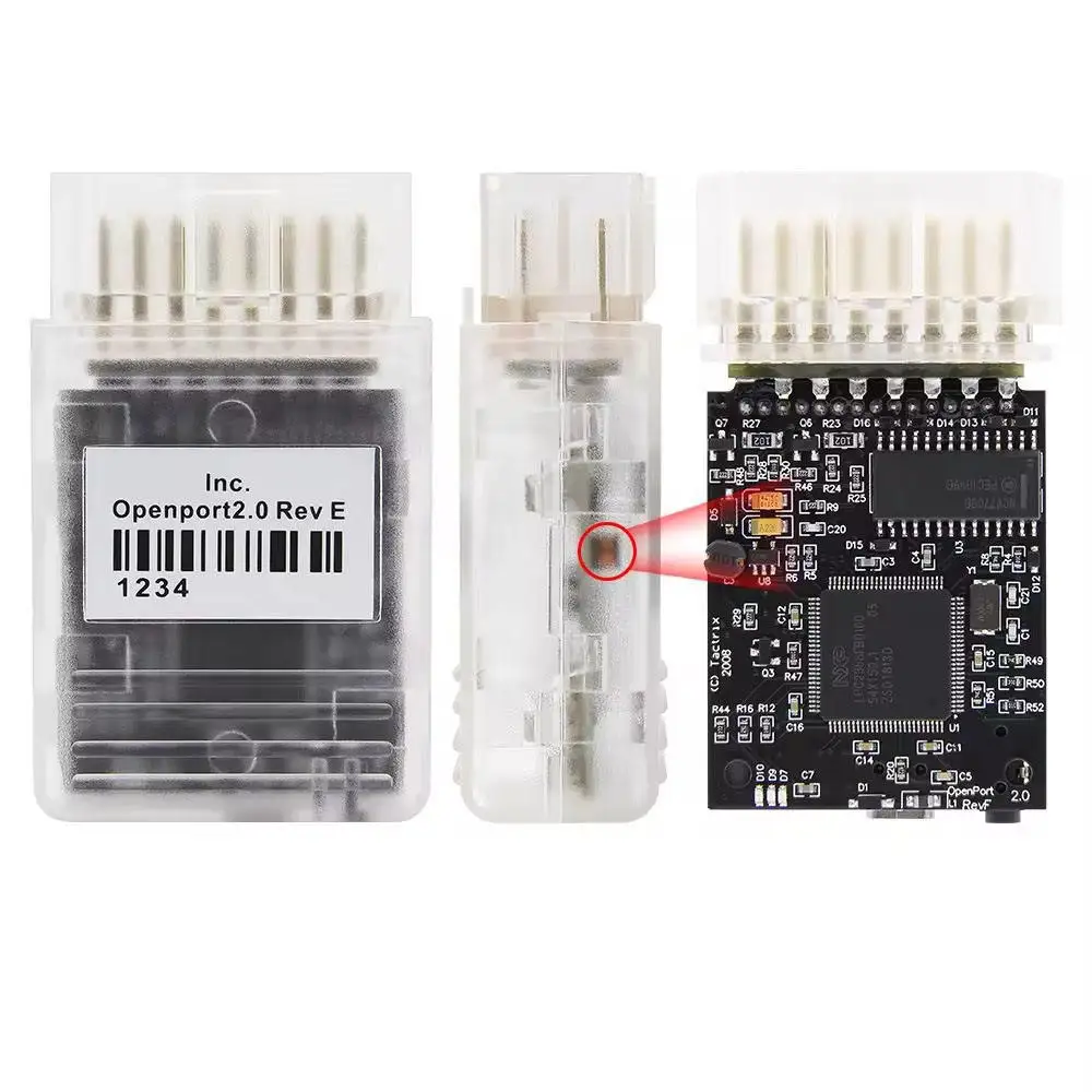 Tactrix Openport 2.0 ECU FLASH open port 2 0 Auto Chip Tuning OBD 2 OBD2 Alat Diagnostik Mobil J2534 Scanner