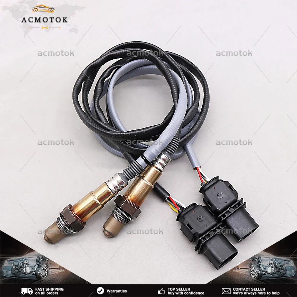 2PC 11787558073 11787558055 For BMW 128i 328i 328i xDrive 328xi X3 O2 Sensor Oxygen Sensor Lambda Sensor