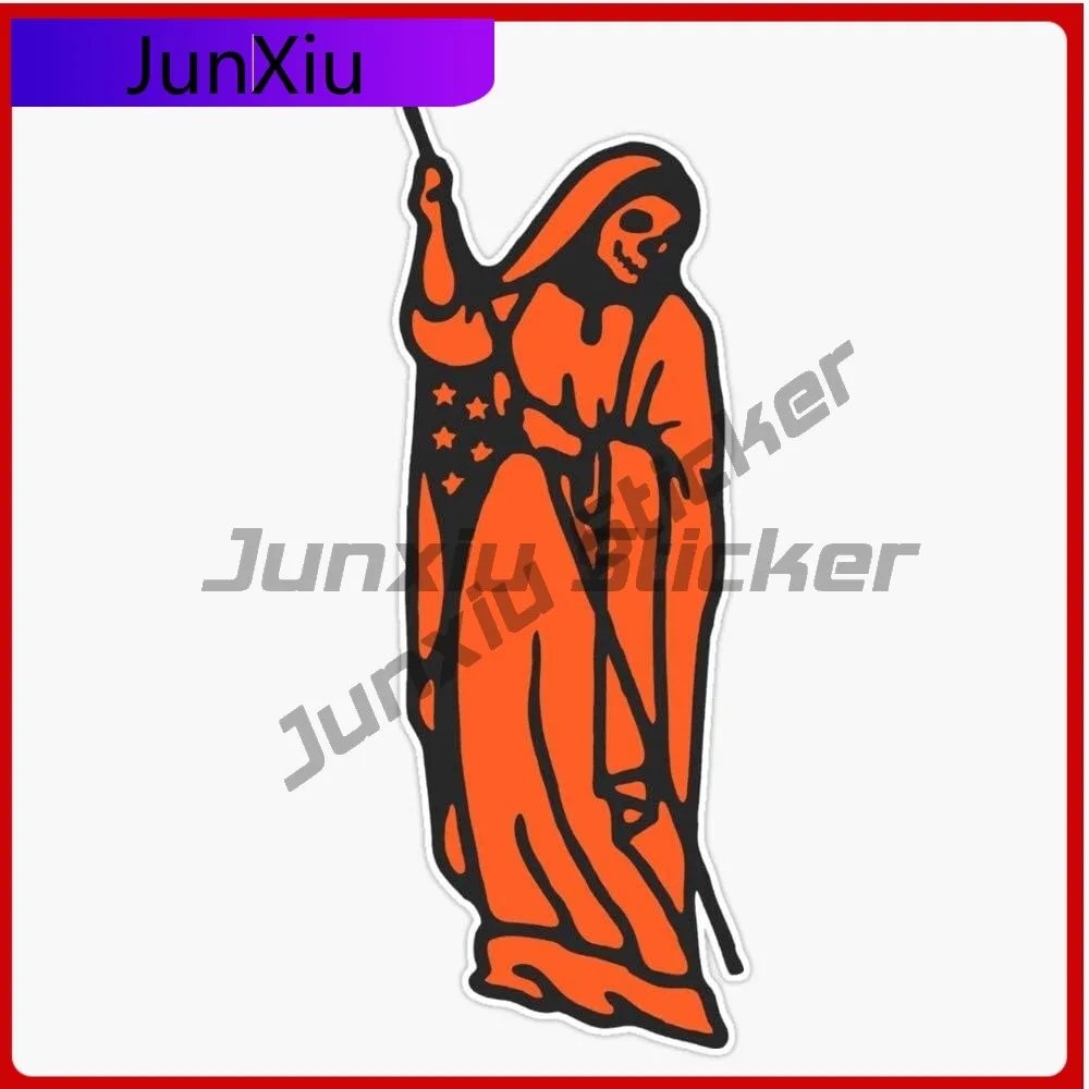 

Santa Muerte Vinyl Waterproof Sticker Anti Scratch Exterior Decor Decal Car Laptop Wall Window Bumper Pvc Sticker Accessories