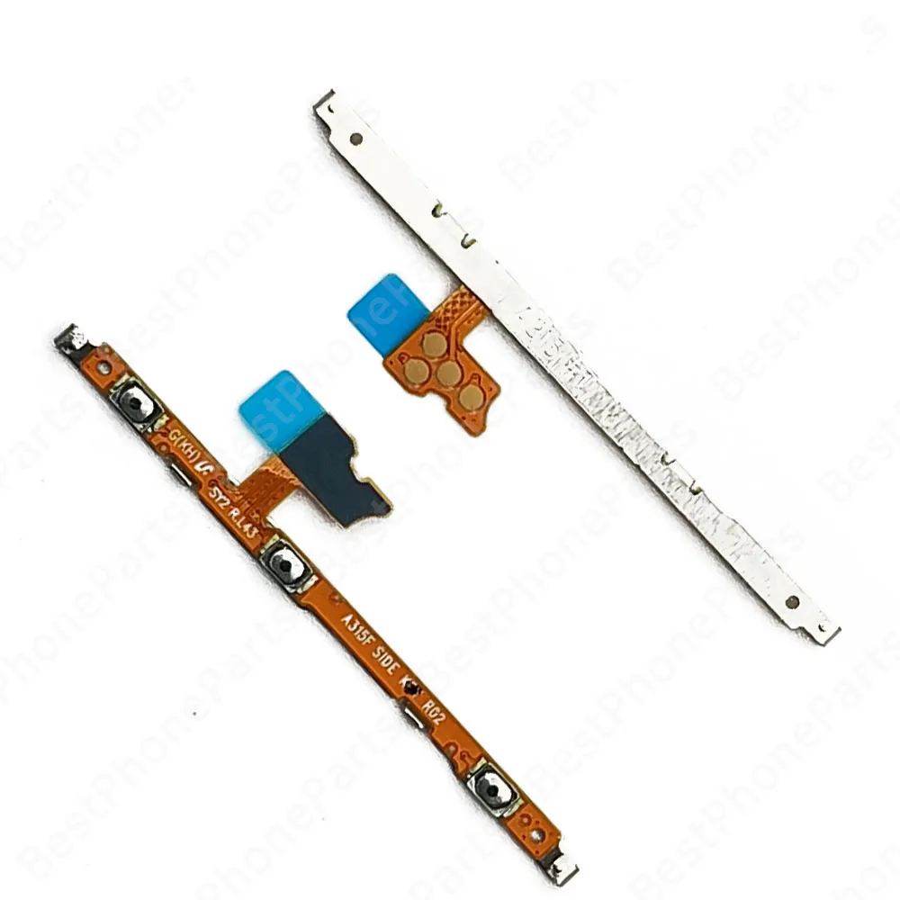 Volume Side Button Flex Cable For Samsung Galaxy A21 A21s A31 A41  A51 A71 5G A01 Core A11 New Key Power On Off Replacement