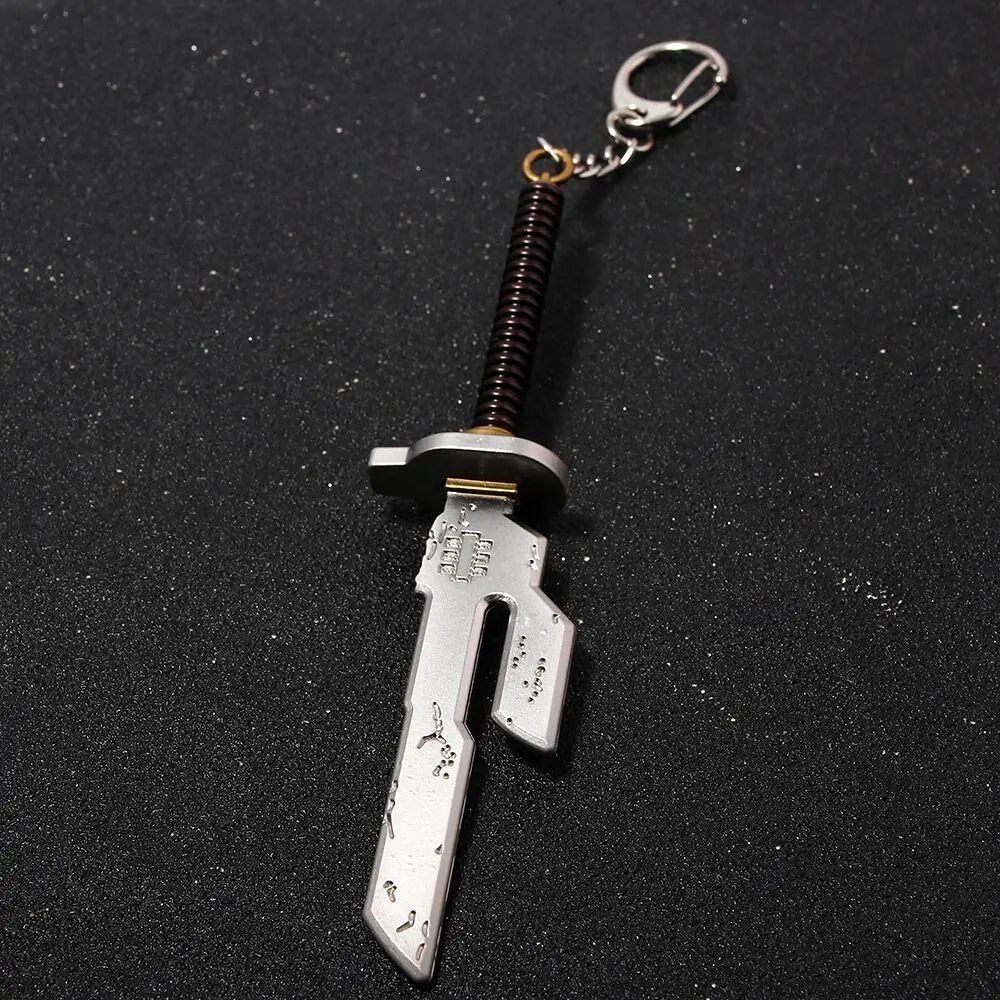 Anime Jujutsu Kaisen Keychain Nanami Kento Fushiguro Toji Weapon Model Pendant Keyring for Men Jewelry