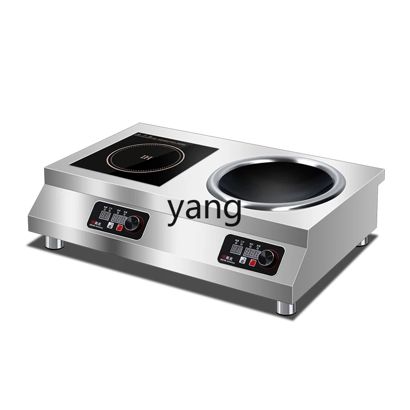 

Lmm commercial one flat one concave high power flat stir fry soup kitchen equipment