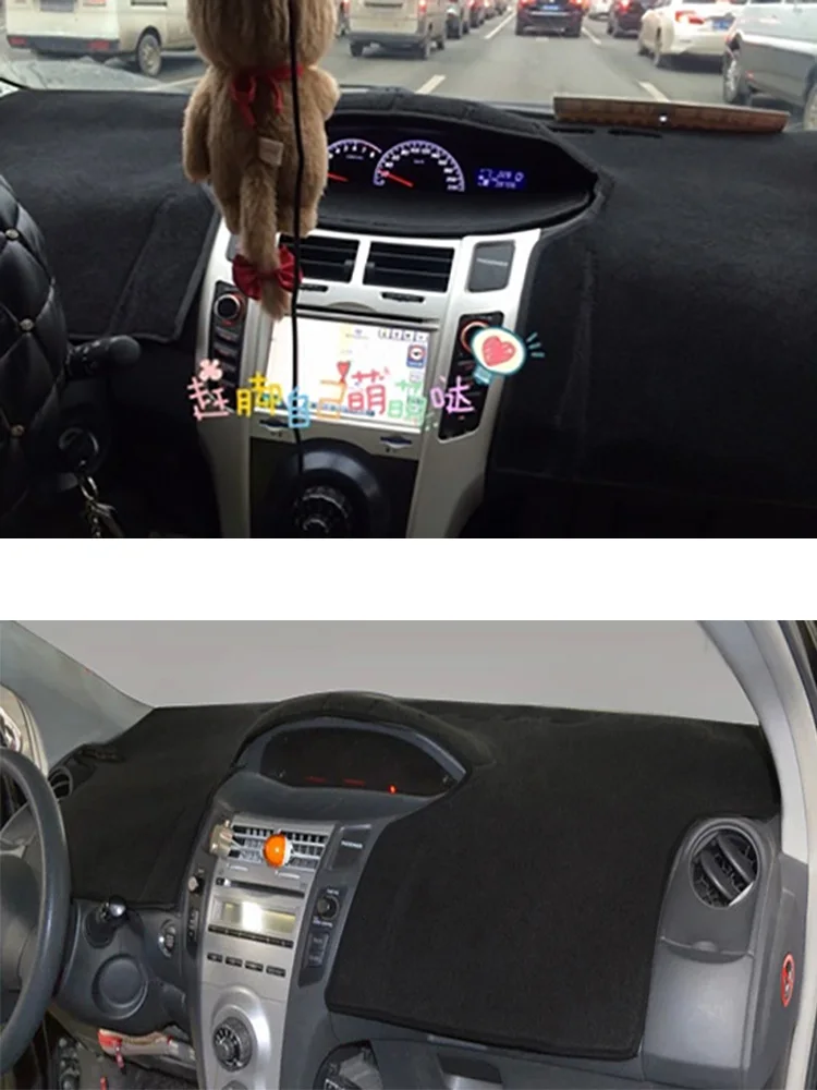 

For 2006-2011 Toyota Yaris NCP90 Car-Styling Dashmat Dashboard Cover Instrument Panel Insulation Protective Pad Ornaments