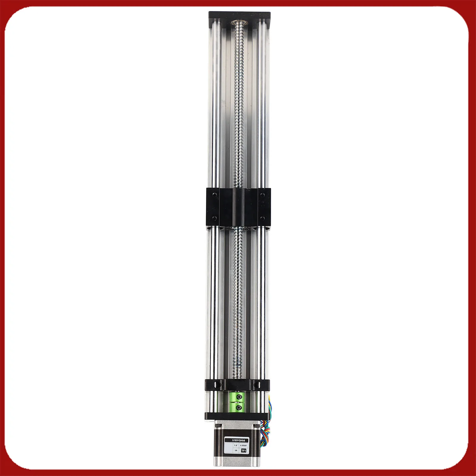 400mm Effective Travel Rail Sliding Table with Nema23 57 Stepper Motor Linear Motion Nema23 Stepper Motor Motion System