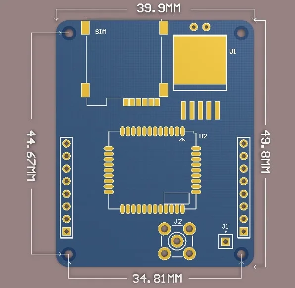 SIM800C Module GSM GPRS SMS Data Transmission, Support Bluetooth, TTS & DTMF Development Board