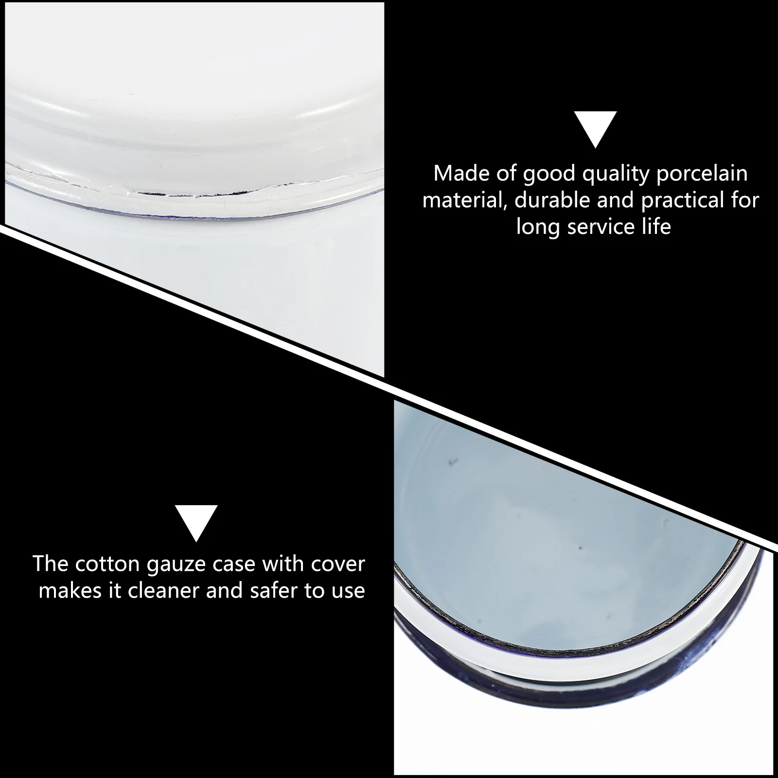 

Porcelain Alcohol Container Sterilization Jar Cotton Gauze Case Laboratory Supplies Swab Canister Dressing Holder Practical