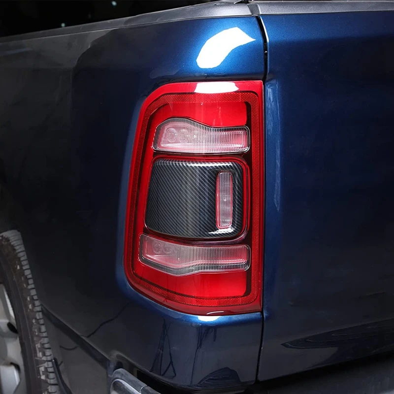 Embellecedor de cubierta de lámpara de luz trasera para Dodge RAM 1500 2019 2020 2021 2022, accesorios, ABS