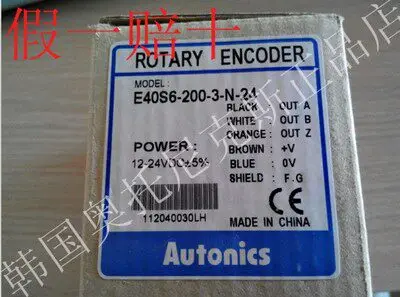 Brand new original genuine Autonics E40S6-200-3-N-24 encoder, fake one punished by ten times