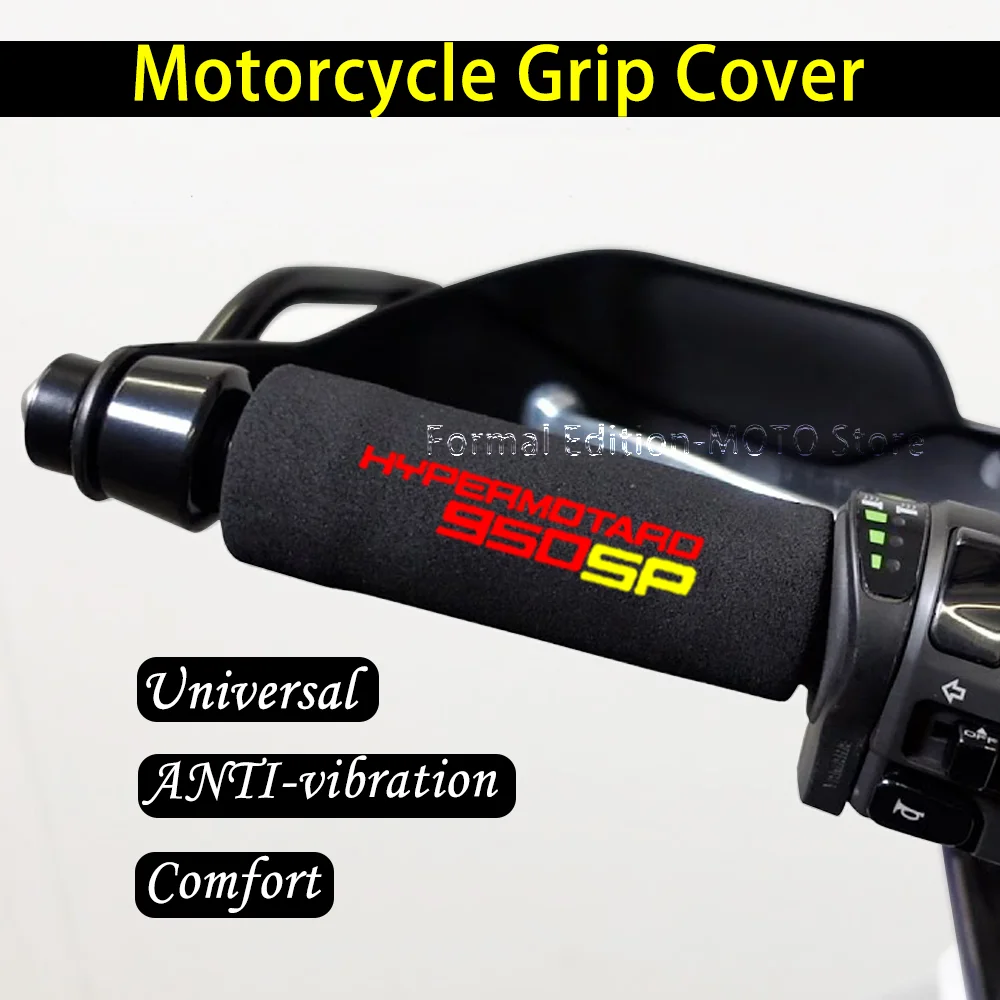 

Motorcycle Grip Cover for Ducati Hypermotard 950 Shockproof Non-slip Motorcycle Sponge Grip for Hypermotard 950 SP 950RVE 2023