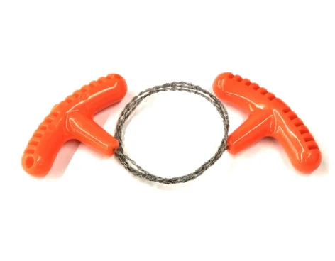 Handmatig handstaal reisgereedschap Outdoor Camping Wandelen Touwkettingzaag Praktische draagbare noodoverlevingsuitrusting Staaldraadsets