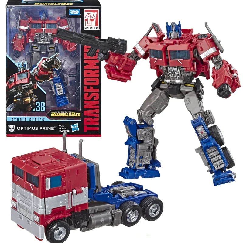 Hasbro Transformers Studio Series 38 Voyager Class Bumblebee Movie Optimus Prime Action Figure 6.5-Inch Toys E4629