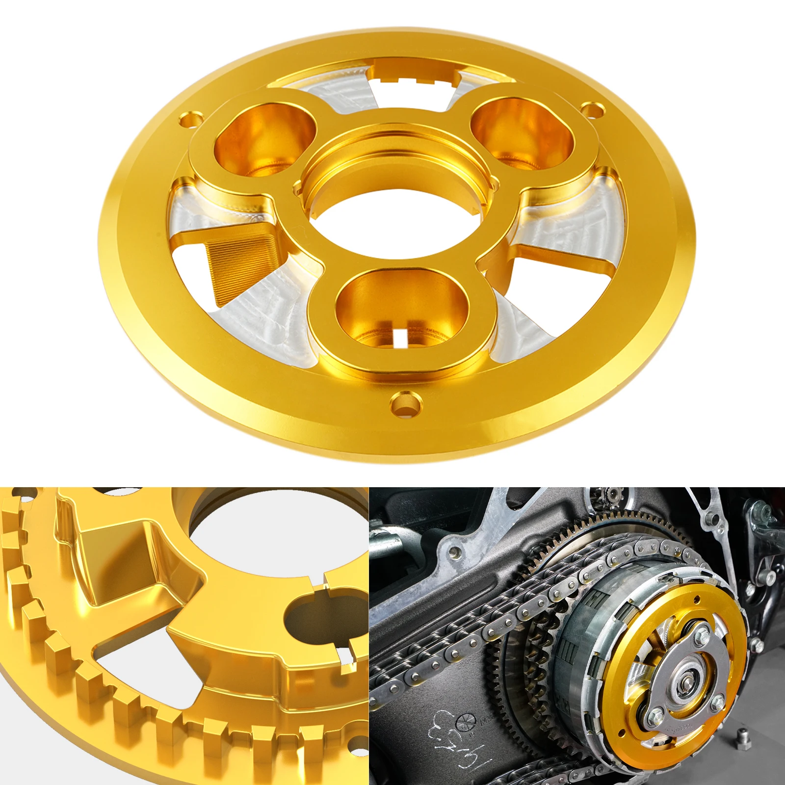 Replace 37000032A Clutch Pressure Plate for Harley Road King/Special Street Glide FLHX/S Road Glide FLTRX/S Ultra Limited FLHTK