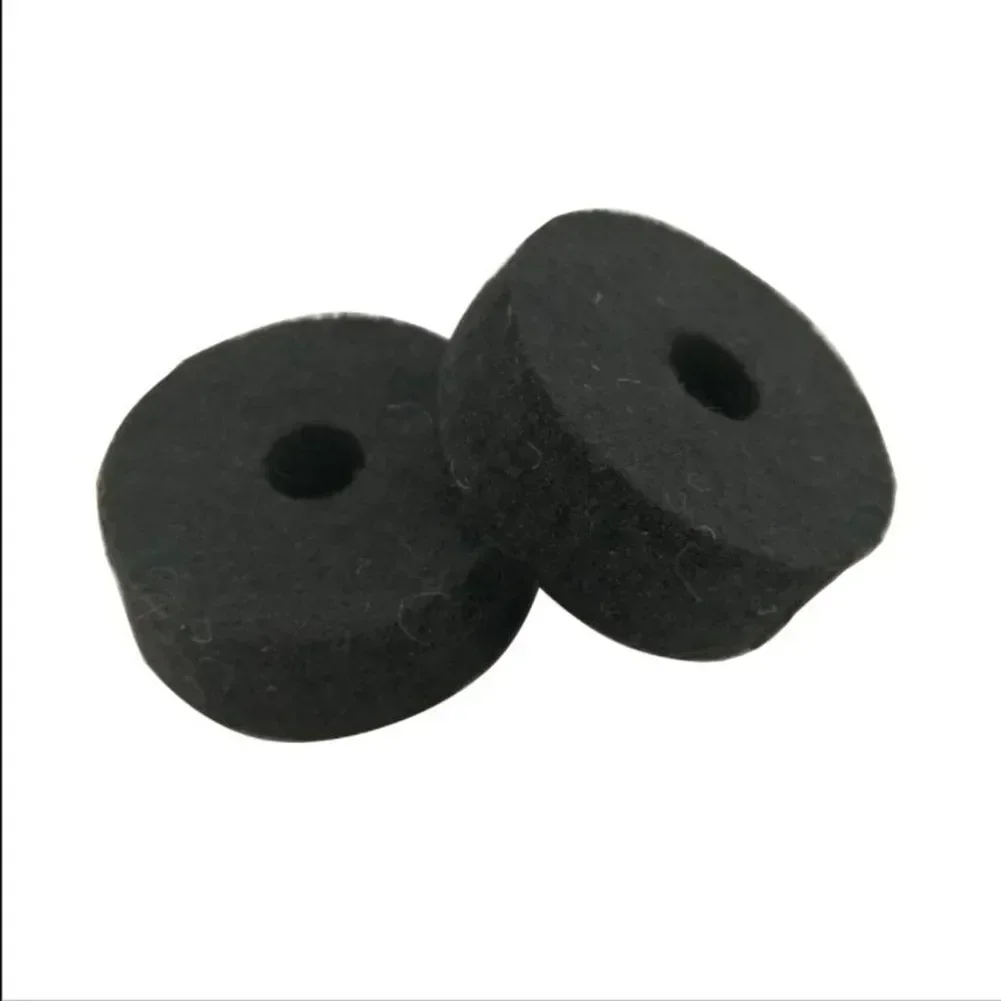 20pcs Cymbal Felt Washer Felts Crash Cymbals Clutch Felt Drum Parts Set Gray Musical Instrument Accessories Durable Practical