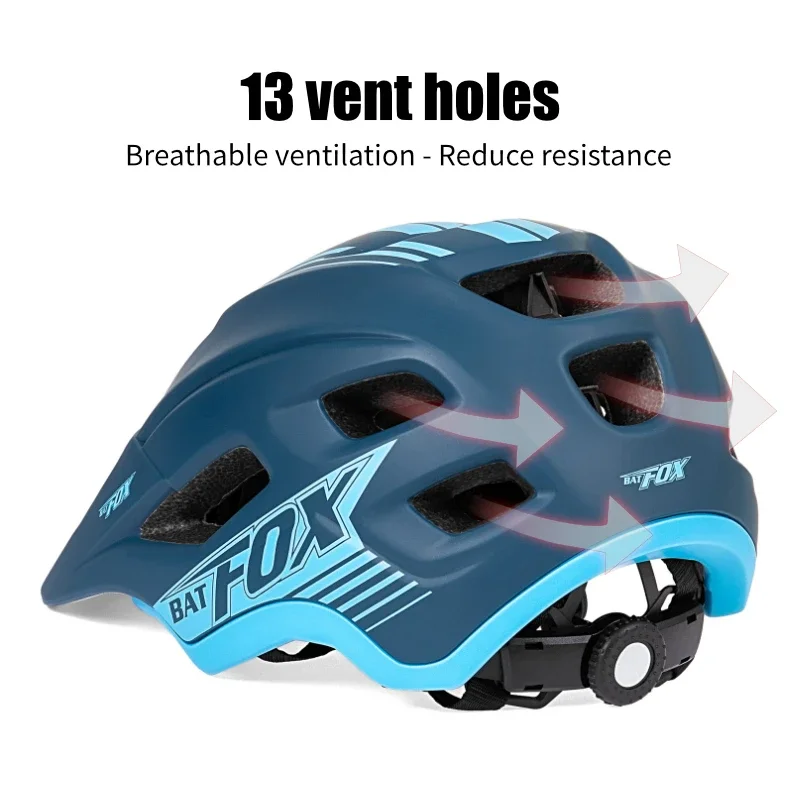 BATFOX Full Face Helmet Kids Detachable Safety Cycling Bicycle Skateboarding Skating Scooter Knee Pads Set Children Bike Helmets