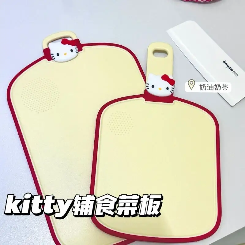 

Sanrios Hello Kittys Chopping Board Cute New Style Complementary Food Cutting Board Cartoon Home Mini Portable Kawaii Hot Sell