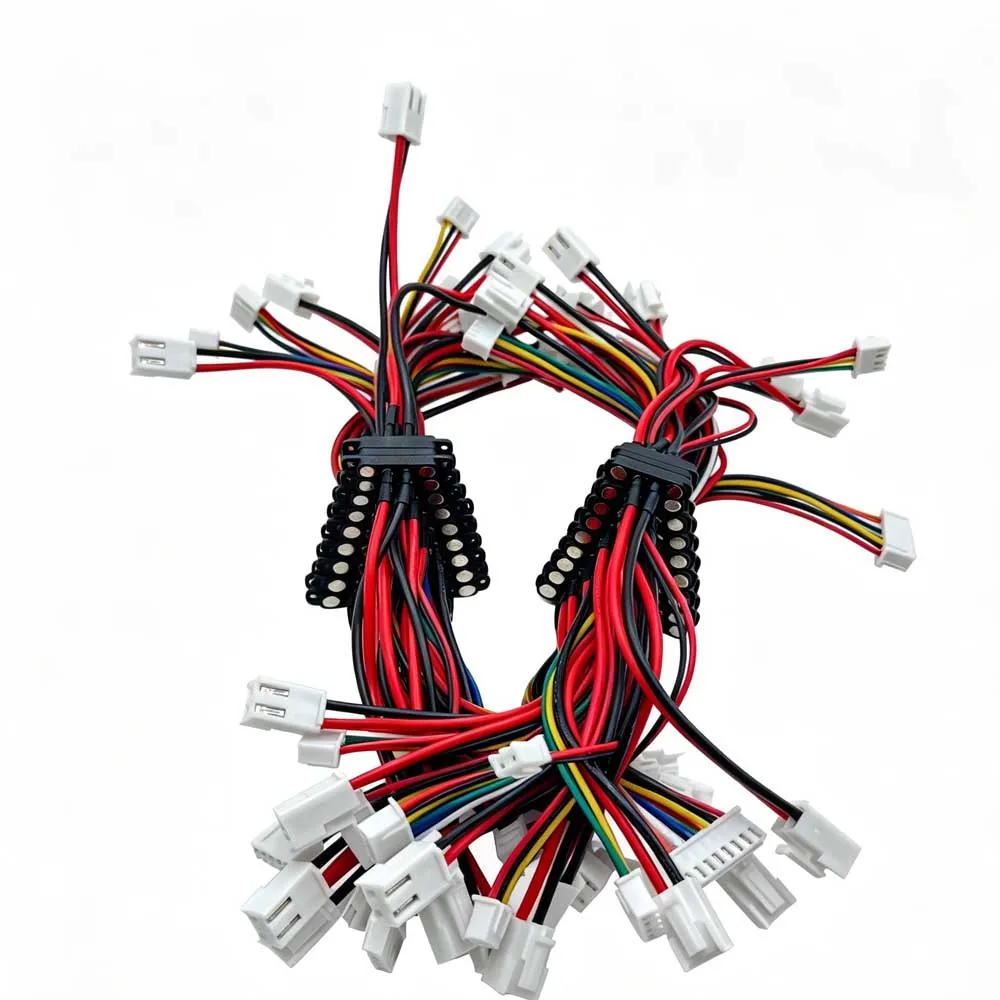 5A 2/3/4/5/6/7/8/9/10Pin DC Magnetic Pogo Pin Connector Pogopin With XH2.54 VH 3.96 Terminal Ribbon Cable Spring DC Power Socket